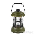 WASON 2023 Neuankömmlinge wasserdichte Outdoor Vintage Camping Lantern Stiefloses Dimmen USB-C wiederaufladbar Campinglicht OEM-Farbe